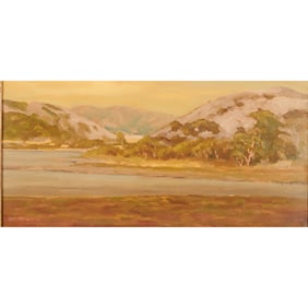 Jack Cassinetto, Marin Headlands, Oil on Panel