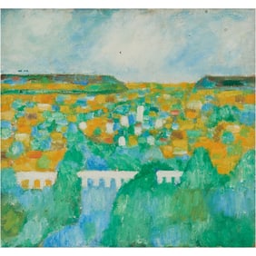 Jan Muller, Aquaduct Series #2, oil on canvas