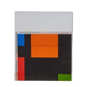 Elaine Cohen, Magic Box, Acrylic on Wood
