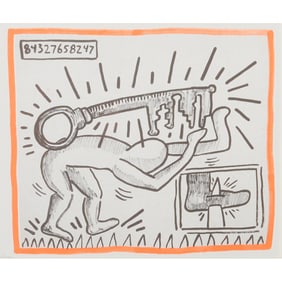 Keith Haring, Against All Odds, Lithograph