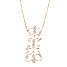 Diamond, 18k Yellow Gold Necklace