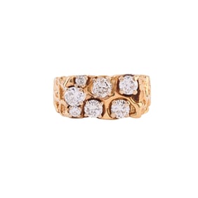 Diamond, 14k Yellow Gold Ring