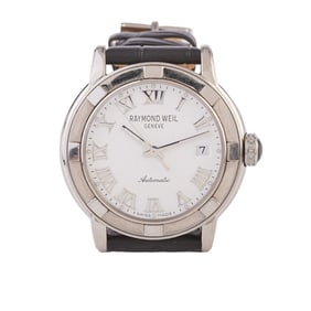 Raymond Weil Parsifal Stainless Steel, Leather Wristwatch - Ref. No. 2841