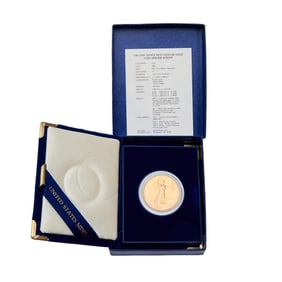 US 1986 (W) Proof One Ounce $50.00 Gold Coin