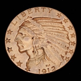 US 1912 $5.00 Gold Coin