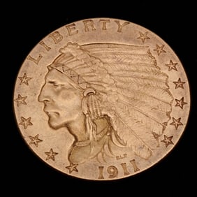 US 1911 $2.5 Gold Coin