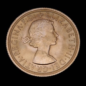 Great Britain 1963 One Sovereign Gold Coin