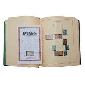 US Stamp Collection in Scotts Album, some with Certificates
