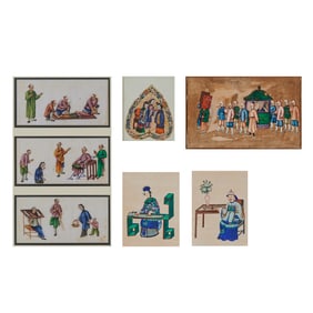 Collection of Chinese Pith Paintings, etc.