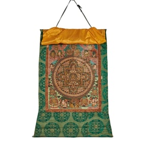 Painted Tibetan Mandala