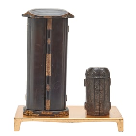 Two Chinese Altar Figures of Buddha