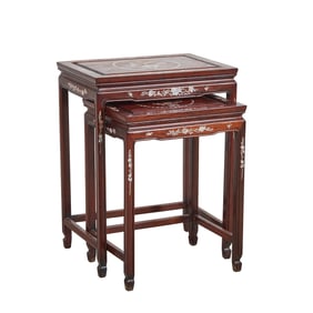 Two Chinese Nesting Tables