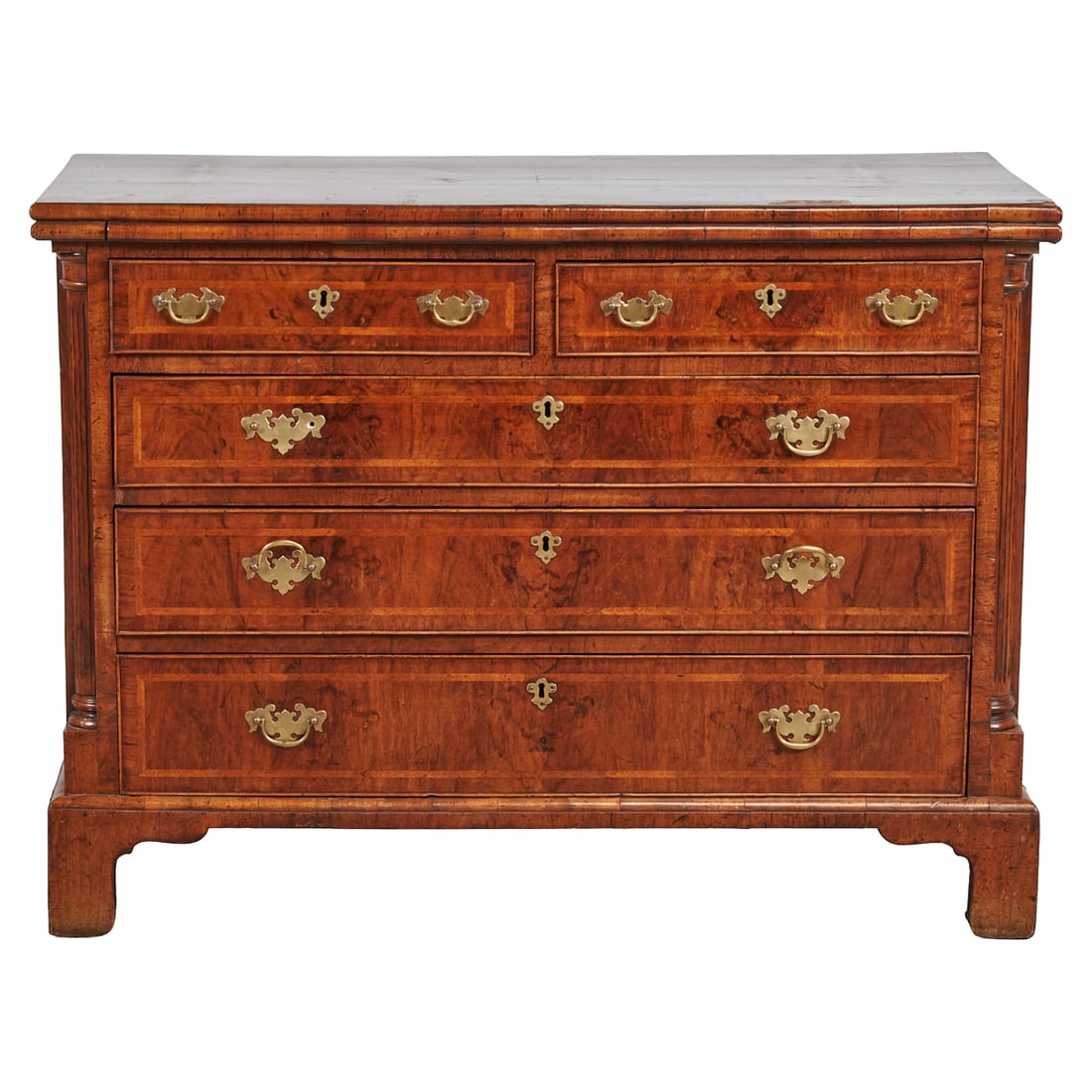 Victorian Mahogany Inlay Bachelor Chest (1 of 3)