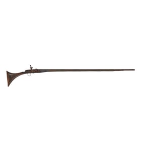 Engraved and Inlaid Flintlock Long Rifle