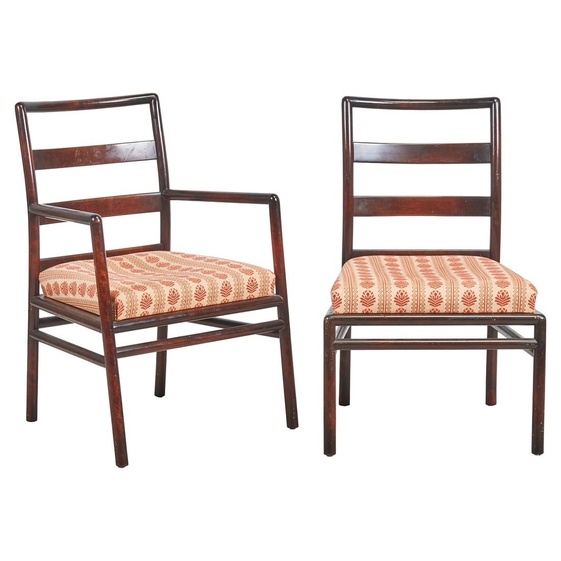 Six T.H. Robsjohn Gibbings for Widdicomb Ladder Back Dining Chairs (1 of 4)