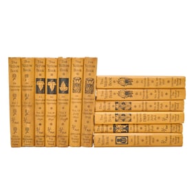 Thirteen Volume Set of "The Yellow Book", 1894-1897, Aubrey Beardsley First Editor