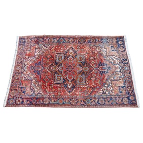 Semi Antique Persian Sarouk Carpet