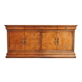 Henredon Charles X Empire Style Burl Ash Buffet