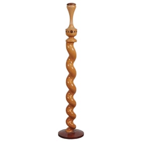 Stephen Mines Cocobolo and Aluminum Magic Wand Sculpture