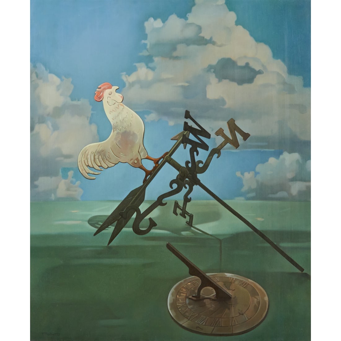 Priscilla Roberts, Gone with the Wind, Oil on Board (1 of 5)