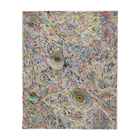David Allan Peters, #29, acrylic paint on board