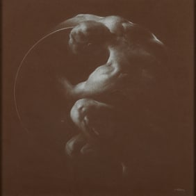 Alexander Canedo, Nude, Pastel Drawing