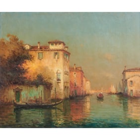Joseph Antonie Bouvard, Venice, Oil on Canvas