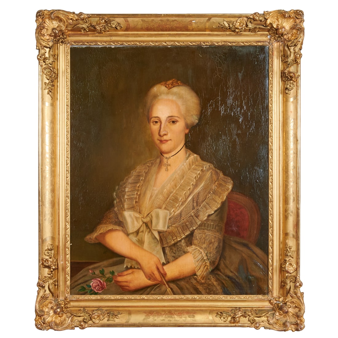 Manner of Antonie Vestier, Portrait, Oil on Canvas (1 of 4)