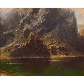 Charlotte Piepenhagen, Landscape, Oil on Paper