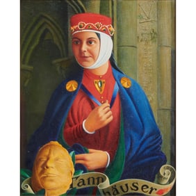 Richard Muller, Tannhauser, Oil on Board