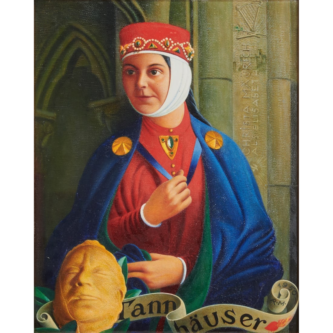 Richard Muller, Tannhauser, Oil on Board (1 of 4)