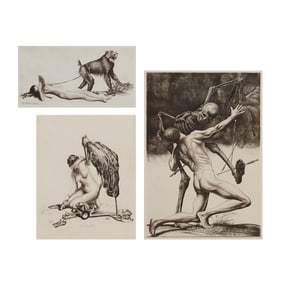 Richard M?ller, Three etchings