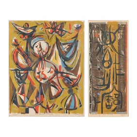 Seong May, Abstracts, Two Woodcuts