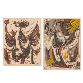 Seong Moy, Abstracts, Two Woodcuts