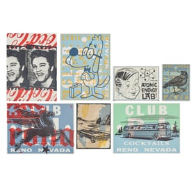 Portfolio of Peter Mars, Seven Silkscreens