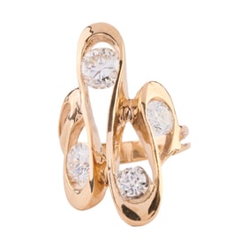 Diamond, 14k Yellow Gold Ring