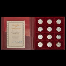 Republic of the Marshall Islands Silver $50.00 Locomotives Proof Set (12)