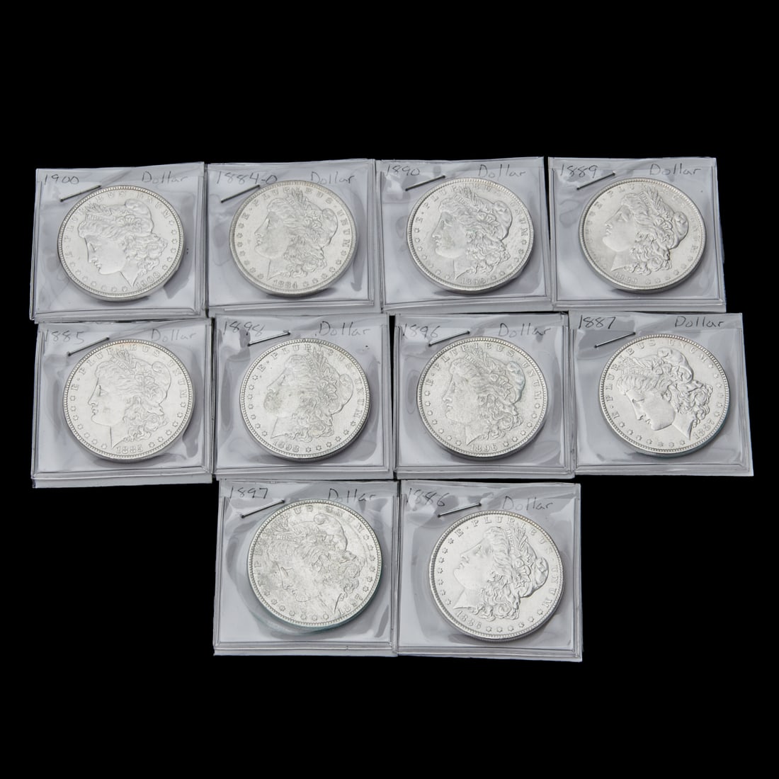 US Morgan Dollars (10) (1 of 1)