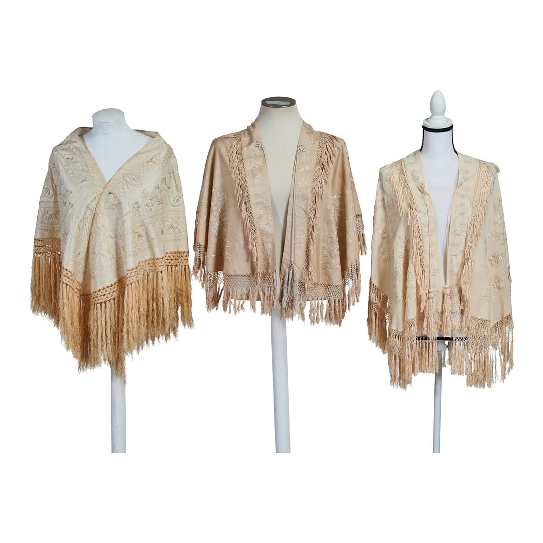 Three Victorian Capes Made of Chinese Silk (1 of 8)