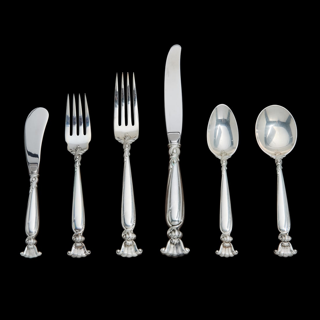 Wallace Sterling Silver Flatware Service (1 of 5)