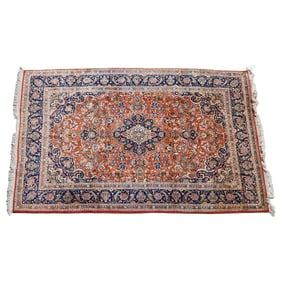 Semi Antique Persian Tabriz Carpet