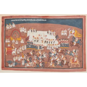 Punjab Painting, Maharaja Ranjit Singh Games, Military Drills and Prayer Groups