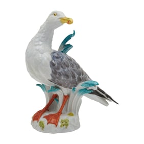 Meissen Porcelain Figure of A Seagull