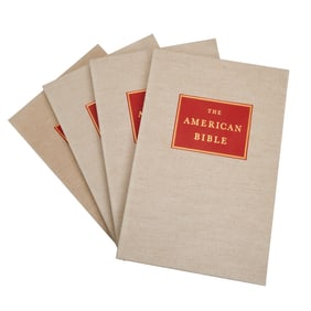 Michael Zinman, Compiler. American Bible Original Leaves, Arion Press, Four Vols