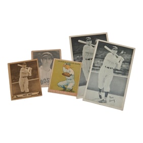 Moe Berg Baseball Card Lot