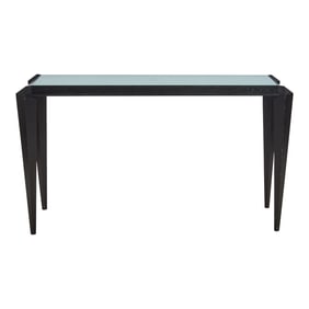 Contemporary Ebonized Frame Console Table