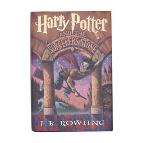 Signed J. K. Rowling Harry Potter and the Sorcerer's Stone Book