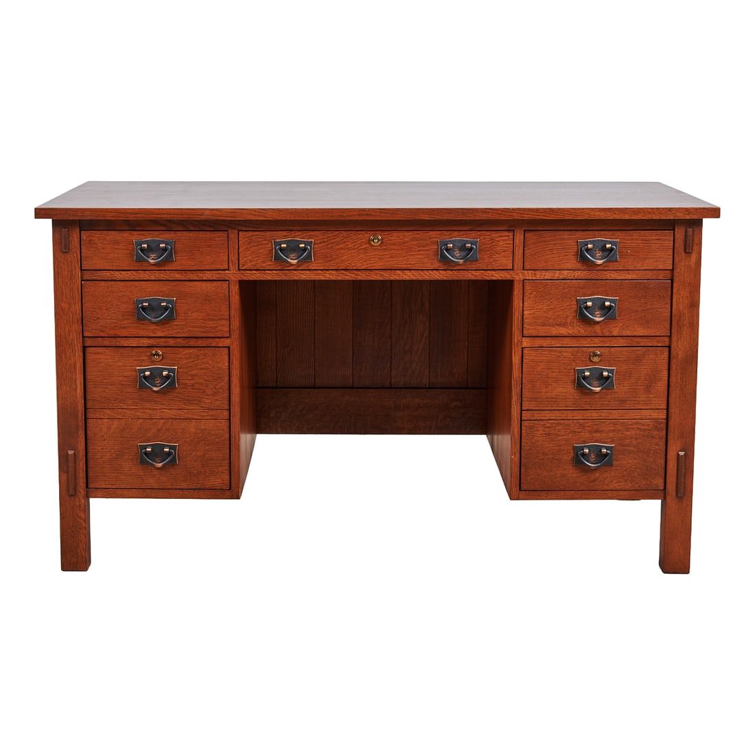 Stickley Arts and Crafts Style Oak Desk (1 of 6)