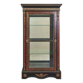 Napoleon III Style Ebonized Boulle Vitrine