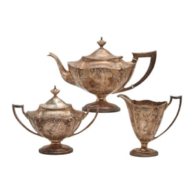 Three Piece International Sterling Silver Tea Set
